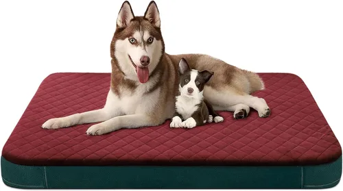 Miniatura 11 de Cama para Perros Extra Grandes, Colchón de Cama para Perros Jumbo de Espuma Ortopédica, Cama para Dormir de Mascotas de 47 Pulgadas para Alivio