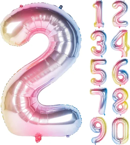 Miniatura 13 de Globos de 40 pulgadas para inflar con helio, de película de aluminio, para fiestas, cierre manual (púrpura 0)