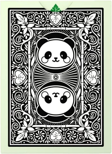 Miniatura 3 de Baraja de cartas Bicycle Panda, lindas cartas con animales, 1 mazo