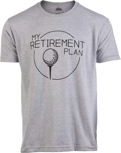 Miniatura 2 de My (Golf) Plan de jubilación Camiseta divertida con texto en inglés Golfing, camiseta de humor para hombre