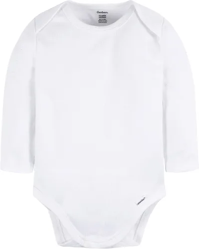 Miniatura 7 de Gerber Mono unisex de manga larga para bebé, paquete múltiple de entrelazado, 6.35 ozm