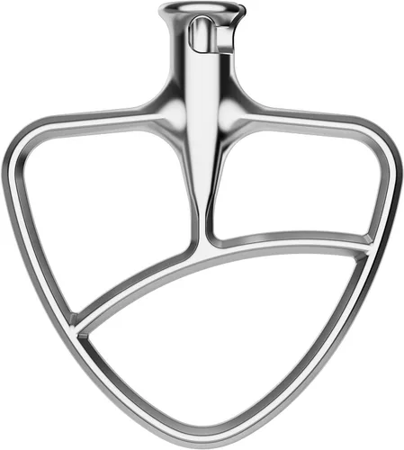 Batidora plana de acero inoxidable para mezclador KitchenAid, accesorio de paleta para batidora de pie con cabezal inclinable, se ajusta a cuencos