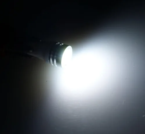 Miniatura 3 de LEDLP-T10-WHP1 - Bombillas LED para placa de matrícula T10, cuña, LED de alta potencia, color blanco, juego de 2 piezas