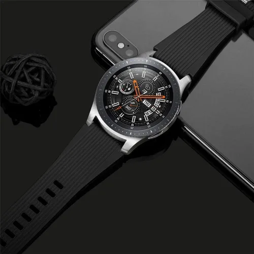 Miniatura 5 de HSWAI Compatible con Samsung Galaxy Watch de 1.81 pulgadas, Gear S3 Frontier, bandas de reloj clásicas/Galaxy Watch 3 bandas de 1.772 pulgadas