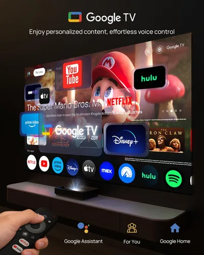 Miniatura 3 de WEMAX Nova Pro Proyector de Tiro Ultra Corto 4K, TV Láser ALPD de 150", Smart Google TV, 2100 Lúmenes ISO, Dolby Audio DTS-HD, Proyector UST