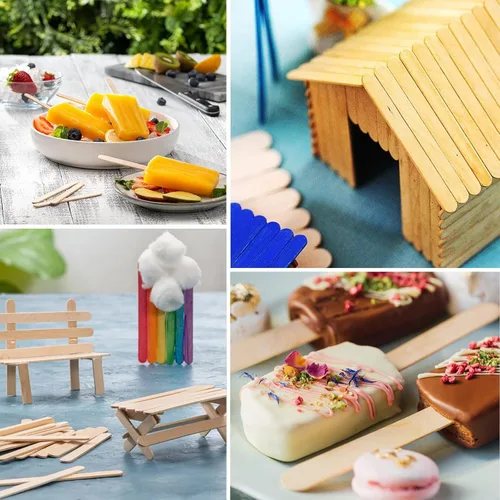 Miniatura 4 de Perfect Stix Palitos para manualidades de 4.5 pulgadas con pegamento pegajoso adicional, caja de 1000 palos y pegamento pegajoso de Aleene de 0.66