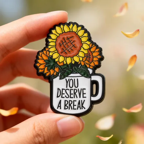 Miniatura 5 de Creative Flower Plant Enamel Pin Floral Cartoon Brooch Clothing Backpack Badge Fashion Jewelry Gifts For Friends Plant Lovers