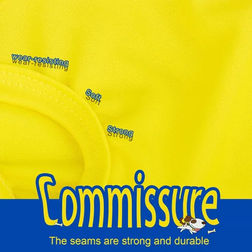 Miniatura 5 de Hozz 4 camisas para cachorros de perro y gato, tamaño pequeño, negro, azul, amarillo, rojo, mezcla de algodón, simples y clásicas, verano y todas