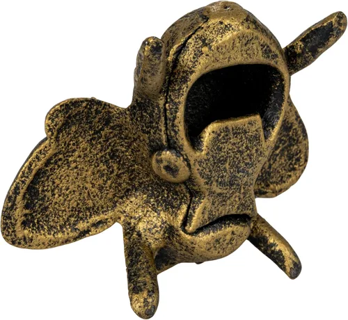 Miniatura 9 de Creative Co-Op Abrebotellas de abeja de metal fundido envejecido, dorado