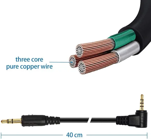 Miniatura 2 de Cable de conexión para obturador de cámara de 0.138 in-DC0, enchufe de conexión de cámara de 0.138 in, cable compatible con cámaras Nikon