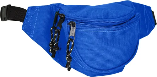 DALIX Riñonera pequeña para la cintura S XS Tamaño 19 a 28 Niños Niños Pequeños Adultos Adolescentes, Azul Real
