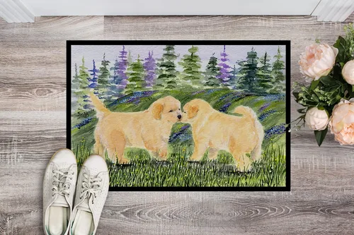 Miniatura 2 de Caroline's Treasures SS8102JMAT - Felpudo dorado Retriever de 24 x 36 pulgadas, para interiores y exteriores, para entrada, antideslizante, lavable