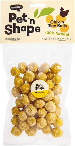 Miniatura 10 de Pet 'n Shape Chik 'n Rice Balls - Golosinas para perros - 1 libra