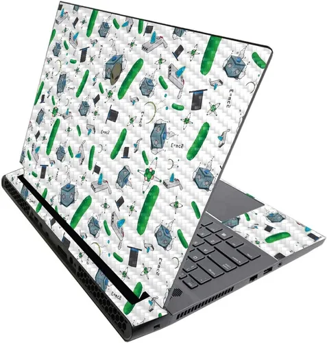 Miniatura 674 de MightySkins - Skin brillante con purpurina para Alienware M17 R3 (2020) y M17 R4 (2021) - Diversión de los años 90 Acabado duradero con purpurina