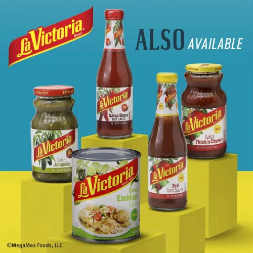 Miniatura 6 de Salsa para Tacos Roja La Victoria, Suave, 15 Onzas