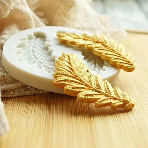 Miniatura 13 de Molde de silicona para hojas, moldes de fondant de flores de rosa, herramientas de decoración de pasteles, Sugarcraft, resina, caramelo, arcilla