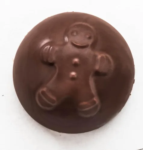 Miniatura 2 de Molde de silicona para bombas de chocolate caliente y cacao de Mobi, hombre de jengibre, para hacer 3 "bombas