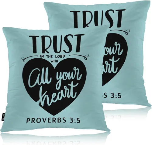 Miniatura 14 de Swono Juego de 2 fundas de almohada de 18 x 18 pulgadas, diseño floral abstracto, fundas de almohada decorativas para interiores y exteriores, sofá
