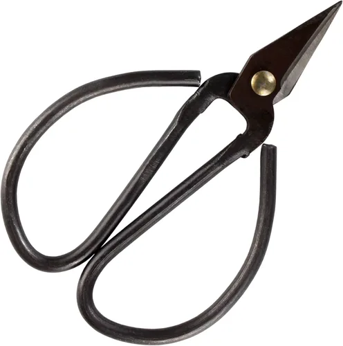 Miniatura 2 de BambooMN Tijeras afiladas forjadas para bonsái resistentes de 5.1" - 1 pieza