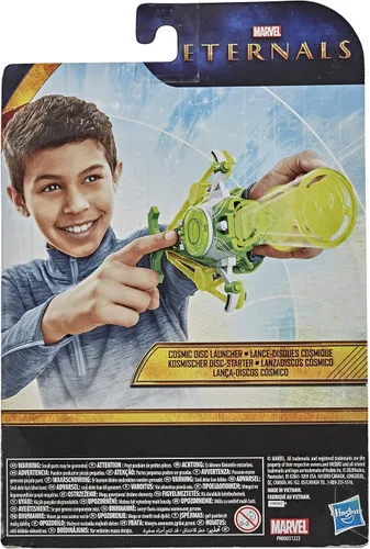 Miniatura 4 de Marvel The Eternals - Juguete lanzador de discos cósmicos, inspirado en la película Eternals, incluye 3 discos, para niños a partir de 5 años