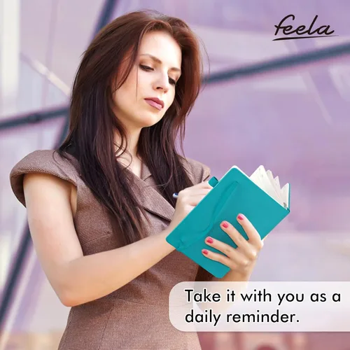 Miniatura 6 de Feela - Paquete de 24 cuadernos en blanco para el trabajo, cuaderno de negocios de tapa dura con líneas para escritura y soporte para bolígrafos