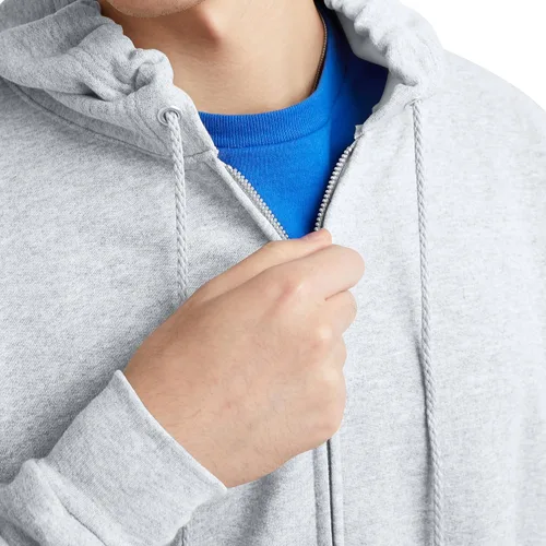 Miniatura 3 de Hanes EcoSmart - Sudadera con capucha para hombre, diseño de vellón con cremallera completa
