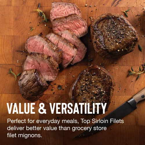 Miniatura 9 de Omaha Steaks Relleno para congelador, listo para regalo o abastecimiento, 25 artículos, 20 platos principales: 4 solomillos con corte de carnicero