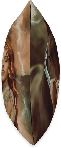 Miniatura 2 de Stress Free Threads Hazel The Quarter Horse - Almohada de 16 x 16 pulgadas, multicolor