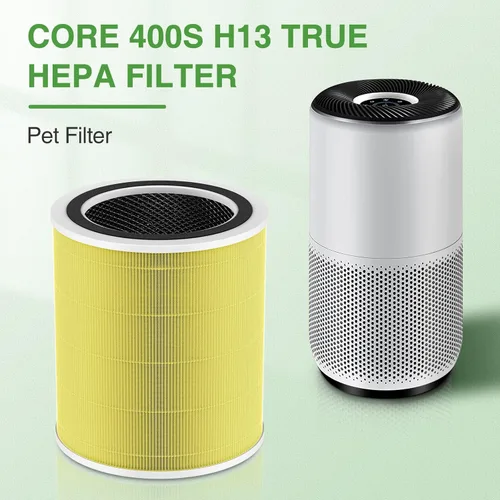 Miniatura 2 de Cabiclean Filtro de repuesto Core 400S para el cuidado de mascotas LEVOIT Core 400S Smart WiFi purificador de aire, 3 en 1 H13 True HEPA, carbón
