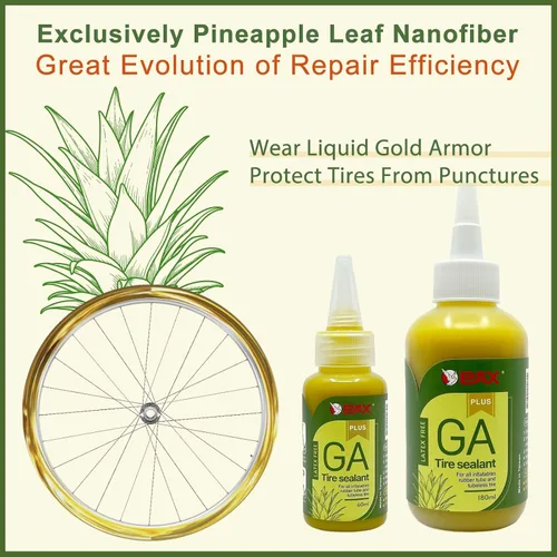 Miniatura 4 de PAX GA - Sellador universal para neumáticos de 2.0 fl oz (2 onzas), anticongelante (-4 °F), fibra de piña natural, tubo de sellado y sin cámara