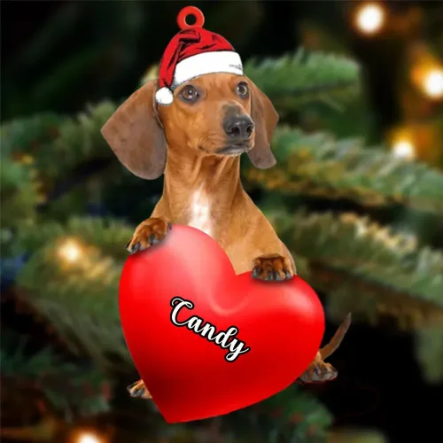 Miniatura 142 de Adornos de Navidad personalizados para perros, nombre personalizado, adorno de Malamute de Alaska, adornos acrílicos, regalos de Navidad, amantes