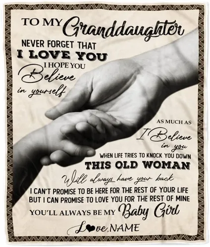 Miniatura 19 de Manta personalizada con texto en inglés «To My Granddaughter from Grandma Grandpa Sunflower Never Forget That I Love You», manta de forro polar