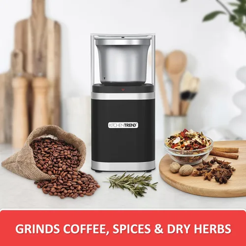Miniatura 3 de Molinillo eléctrico de granos de café, molinillo de café expreso para uso doméstico con cuenco de acero inoxidable extraíble, capacidad de 12 tazas