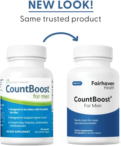 Miniatura 8 de Fairhaven Health FertilAid para hombres, MotilityBoost y Countboost Combo Suplementos de fertilidad para hombres Suplemento de fertilidad