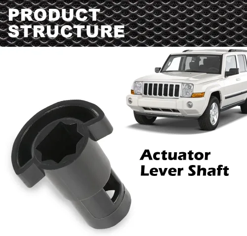 Miniatura 9 de CNNELL Mezcla de eje de actuador de puerta, compatible con Jeep Grand Cherokee 2005-2010/Compatible con Jeep Commander 2006-2010 5143183AA