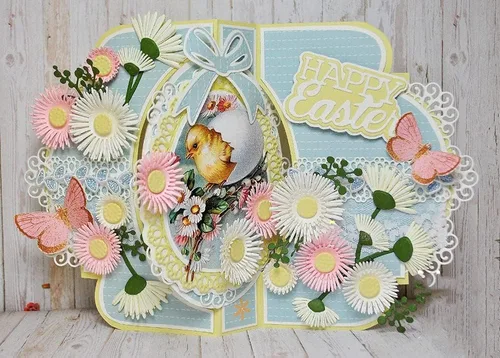 Miniatura 3 de Lapoo Marcos de Fondos 3D Troquel Metálico para Álbum de Recortes, Nuevos Troqueles DIY para Tarjetas de Álbum de Recortes Decoración de Papel