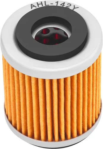 Miniatura 9 de AHL 142 Filtro de aceite 1UY-13440-01 1UY-13440-02 compatible con Yamaha YFM350X Warrior 350 1987-2004 YFM350R Raptor 350 2005-2013 YFM350FX Rojo