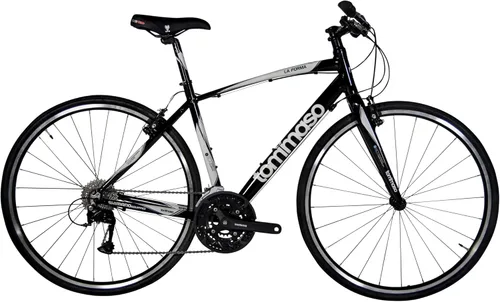 Miniatura 6 de Tommaso La Forma Aluminum & Carbon Mens Hybrid Bike Women Road Bicycle Adult Bikes Womens Blanco - Mejor
