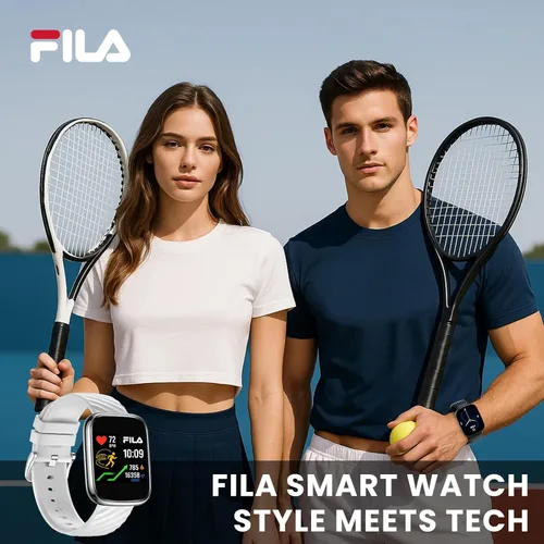 Miniatura 2 de Reloj inteligente FILA para hombres y mujeres (responder/realizar llamadas), reloj de fitness de 1.95" con monitor de frecuencia cardíaca/sueño