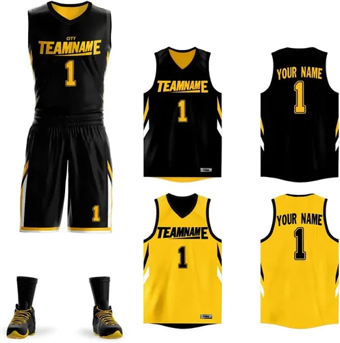 Miniatura 19 de Personalizado Hombres Juventud Reversible Jersey de baloncesto Uniforme Impreso Nombre Personalizado Número Ropa Deportiva Tamaño Grande