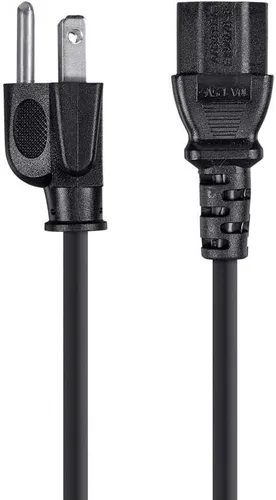 Miniatura 2 de Monoprice 105294 Cable de alimentación de 14 AWG de 15 pies con conector de alimentación de PC de 3 conductores, 15 A (NEMA 5-15P a IEC-320-C13)