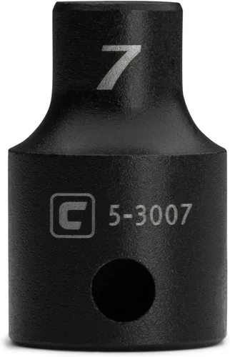 Miniatura 9 de Capri Tools Zócalo de impacto poco profundo de 0.236 in, accionamiento de 3/8 pulgadas, 6 puntos, métrico