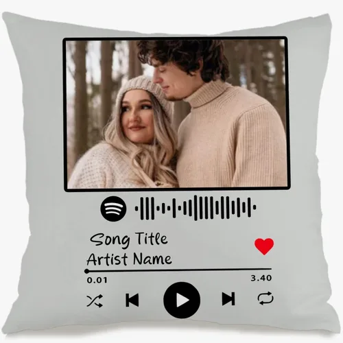 Miniatura 12 de Personalized One Picture Pillow Cover with Custom Text Allowing You to Create a Memorable Cushion Design That fits Your Sofa or Bedroom While