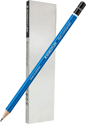 Miniatura 20 de STAEDTLER Mars Lumograph 2B - Lápiz de dibujo artístico de grafito, 6 lápices