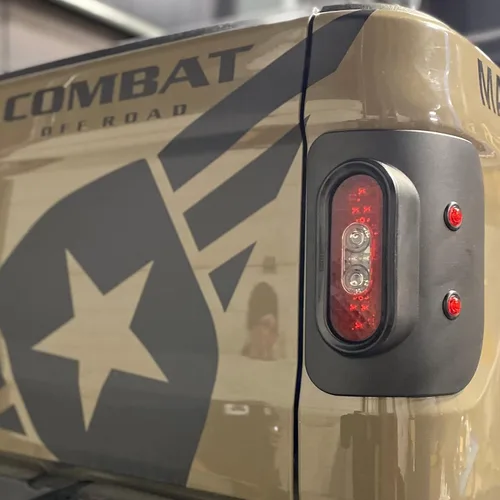 Miniatura 6 de Luces traseras LED de artillero de cola compatibles con Jeep JT Gladiator, montaje empotrado, aprobado por SAE/DOT