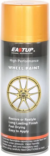 Miniatura 11 de EASTUP Pintura Metálica Premium Oro Champán para Llantas - Acabado Brillante, Alta Durabilidad, Resistente al Desvanecimiento, Pintura en Aerosol