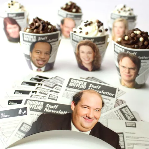 Miniatura 8 de Dunder Mifflin Party Essentials: Juegos de oficina y divertidos accesorios para fotos (accesorios para cabina de fotos)