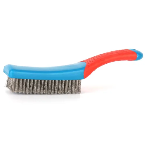 Cepillos de alambre para eliminación de óxido, cepillo de metal de alambre de acero inoxidable para limpiar concreto, removedor de pintura para