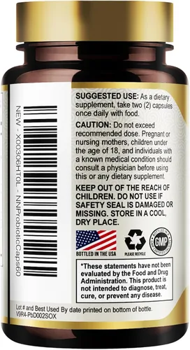 Miniatura 8 de Probióticos premium – 100 mil millones de UFC por porción – 10 cepas + prebióticos – El mejor suplemento para la salud intestinal para mujeres