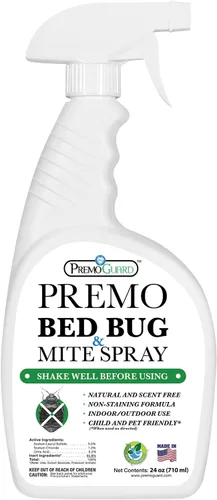 Miniatura 8 de Aerosol para cama de viaje, LICE & MITE Killer – 3 oz cumple con TSA – Natural no tóxico – Apto para niños y mascotas – Acción rápida – Sin manchas
